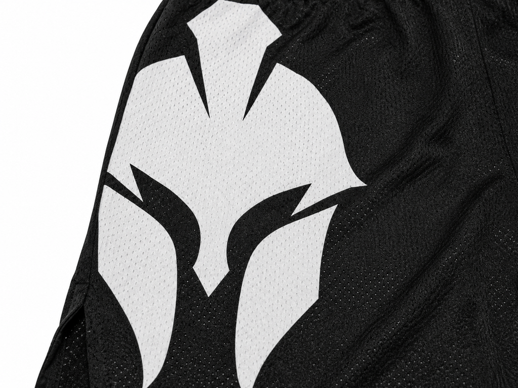 Spartan Shorts — Black Mesh