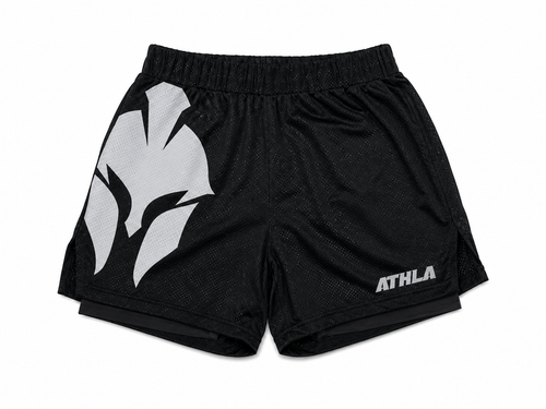 Spartan Shorts — Black Mesh